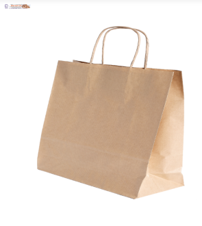 Túi Giấy Kraft Quai Xách – Kích Thước 31 x 32 x 17 cm (Rộng x Cao x Hông)