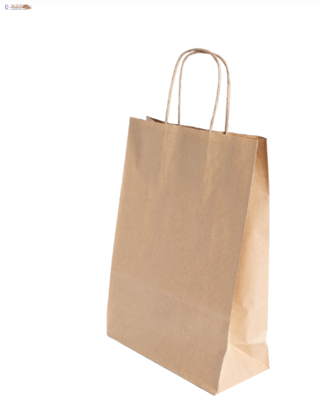 Túi Giấy Kraft Quai Xách – Kích Thước 25 x 14 x 30 cm (Rộng x Hông x Cao)