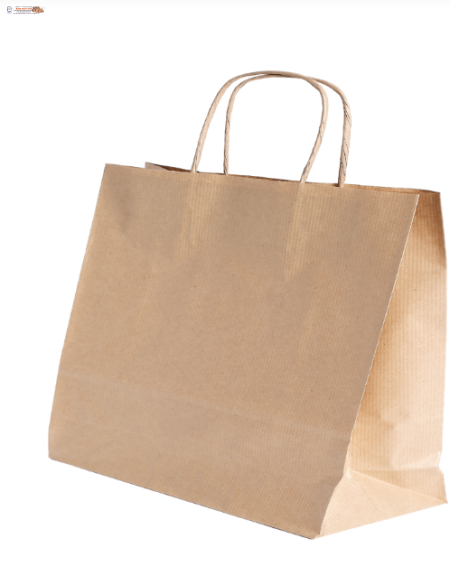 Túi Giấy Kraft Quai Xách 120gsm – Kích Thước 25x14x25cm (Rộng x Hông x Cao)