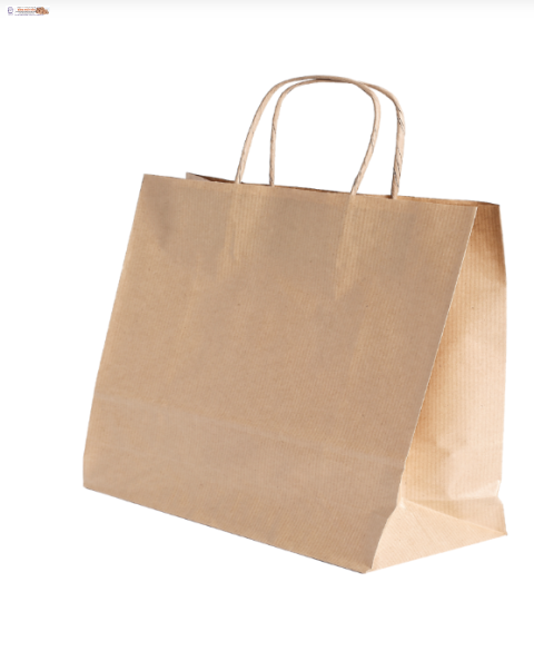 Túi Giấy Kraft Quai Xách – Kích Thước 31 x 32 x 17 cm (Rộng x Cao x Hông)