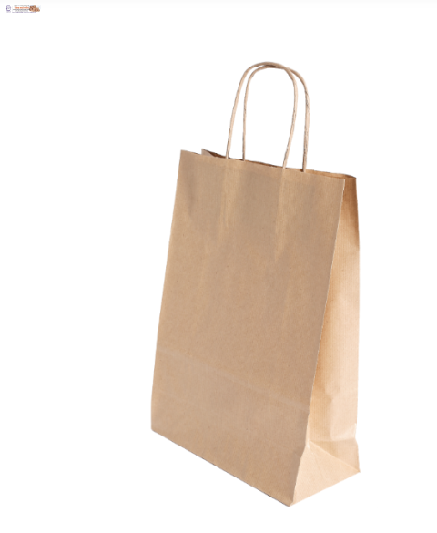 Túi Giấy Kraft Quai Xách – Kích Thước 25 x 14 x 30 cm (Rộng x Hông x Cao)